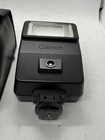 Canon Speedlite 155a Vintage Flash Unit W  Case Japan Hot Shoe Camera Untested