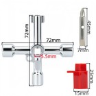2 Pcs 4 Way Sillcock Key Kit For Hose Valve Faucet Switch