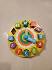 Melissa   Doug Shape Sorting Clock Educational Wooden Toy Learning Time Puzzle