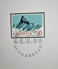 Switzerland Matterhorn Swiss Alps Mountain 1966 Scarce Ptt First Day Folder