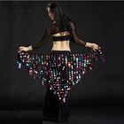Sequin Belly Dance Hip Scarf Sexy Bellydance Tassel Hip Wrap Skirt Belt Hipskirt