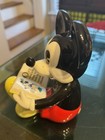 Vintage Disney Mickey Mouse Reading Figurine     Ceramic Collectible Home D  cor