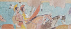 1890 To 1910 Native American  Plains Indians  horse Procession  Oil - 1 Of 2