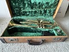 Vintage Buescher Elkhart 37b Trumpet W  Case   Mouth Piece 