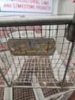 Y1- 2 Vintage Wire Baskets Shopping Market Grocery 19 X 12 X 8