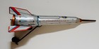 Vtg Holdraketa Hungary 1960 s  Space Rocket Litho Cosmos Tin Toy