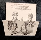 Rennes Magic Oil Pain Quack Remedy Adv B a Bottle Metamorphic Trade Card Sr m mo