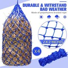 4 Pcs Slow Feed Hay Bag 40 Inch Hay Nets For Horses Hanging Hay Feeder For Goats