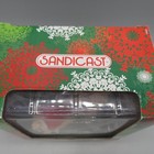 Sandicast Yellow Labrador Christmas Ornament Santa Hat With Box