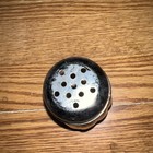 Parmesan Cheese   Hot Pepper Seed Shaker  Clear Glass Table Top Shaker