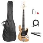     free Shipping      5 String J Style Electric Bass Guitar  case bag 