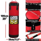 Heavy Boxing Punching Bag Training Gloves Speed Set Kicking Mma Workout Gym