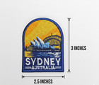 Sydney Australia Embroidered Patch Iron On Sew On 3  Travel Souvenir Badge