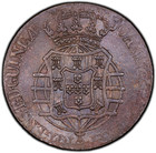 Angola  1814 1 Macuta Pcgs Ms63     Sole Finest sole Known Pcgs Bu