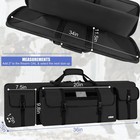 28 32 36 42 46 48 51 55  Double Rifle Case Soft Gun Bag Tactical Backpack   Port