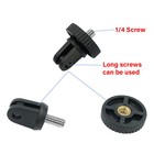 1 4 Inch Screw Tripod Adapter 360 Rotating Mount Holder For Gopro Insta360 Dji
