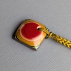 Japanese Hon Tsuishu Strap Dome Lacquer Netsuke Carving