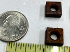 4 Vintage Reclaimed Rusty Crusty Square Nuts 1 4  Nc For Antique Restoration