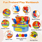 Multifunctional Musical Learning Tool Workbench Toy Set For Kids With Shape Sort