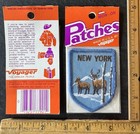 Vintage Lot 25 New York Deer Winter Snow Iron On Patch Voyager Travel Souvenir