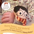 Preferred Harry Potter Hedwig Baby Infant Wrist Rattles With Hedwig Plush Rat   
