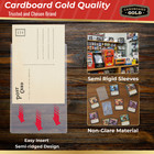 Card Saver 4 - 50ct Semi-rigid Card Holders 4 1 2 X 7 1 8 Size With 1 2  Lip