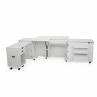 Kangaroo Kabinets - Aussie Ii K8611 Cabinet White Electric Lift  open Box 