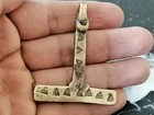 Extremely Rare Ancient Bronze Viking Amulet Pendant Artifact Authentic Amazing
