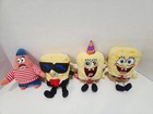 2009 Ty Beanie Babies Spongebob Plush Lot Of 4 -birthday  Tuxedo Pants  Patrick