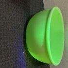 Jade Uranium Glass Cabochon 22mm Art Deco Vintage 1930s Czech Pressed Glass