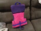 Infant Life Jacket Pink   Purple Lifeguard Approved
