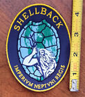 Shellback Crossing The Equator Patch  navy 