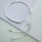 New Authentic Pandora Silver Women Bracelet Moments Pave Heart Adjustable Slider