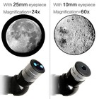 Az Astronomical Refractor Telescope 600x90mm For Adults - White