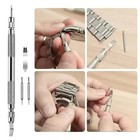 360pcs Watch Pins Spring Bars Band Strap Link Remover Set Repair Kit Stainless 
