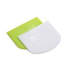 2 Pieces Dough Scraper Bowl Food-safe 4 72  X 3 74   White  Green 