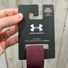 New Under Armour Youth Boys Baseball Belt Maroon One Size Fits Most