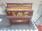 Vintage Verbena Creig Miniature Hand Crank  Barrel Player Toy Piano Made Spain 