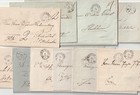 Sweden  Lot Prephilately 17 Covers 1832-51   2 Registered   High Cataluge Value 