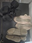 Capezio Black Leather T-strap Jazz Character Dance Shoes Size 4  8  