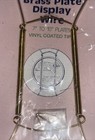 Tripar Brass Plate Display Wire 7   -10    Plates Wall Art Decor O