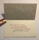 Vtg Christmas Greeting Card Made In Usa Paper Collectible 937b 0c23 Bells Ring