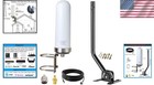 High Gain Cellular Antenna 10dbi Omni Directional With N Male Connector Kit