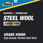 Steel Wool 0000 12 Pad Fine Grade Rhodes  American Final Finish Super Fine
