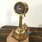6  Brass Ship Telegraph On Wooden Base Boat Engine Room Controller Handmade Gift