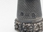 Antique Victorian Era Sterling Silver Sewing Thimble From Germany Size 5