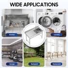 Commercial Thickened Sink Prep Table Free-standing Stainless Steel W 360   Faucet