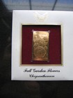 1995 Chrysanthemum Fall Garden Flower Gold Stamp Replica Golden Cover
