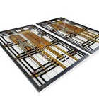 Frank Lloyd Wright Autumn Sumac Stained Glass 10  By 6 5  Suncatcher