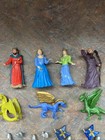 Lot Of 35 Safari Ltd Toobs Mini Figures  Days Of Old  Knights   Dragons   Lots